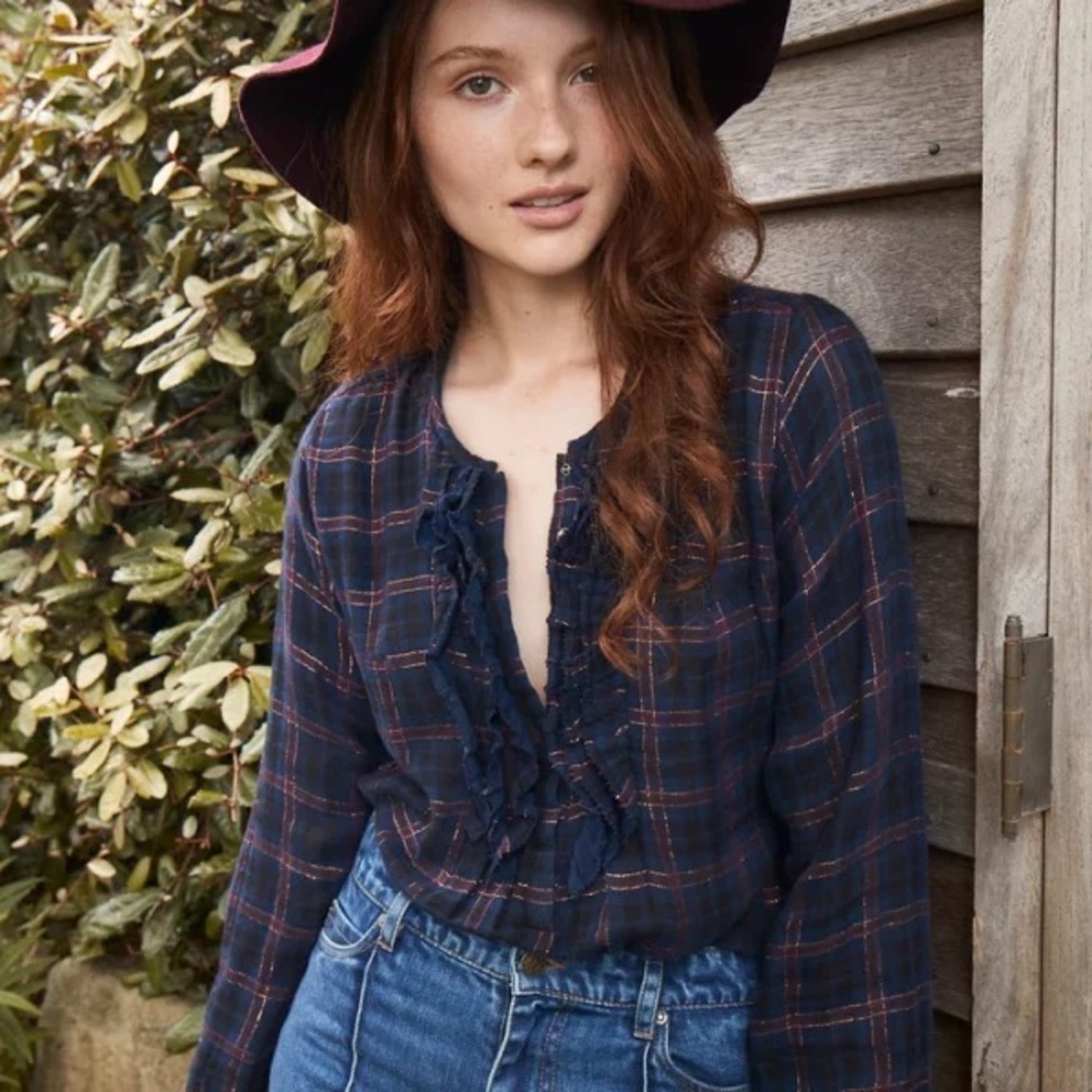 Marie Louise De Monterey Frill Blouse